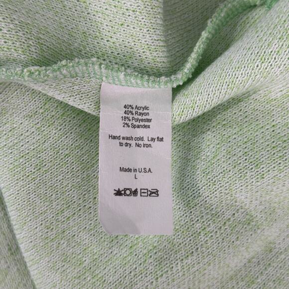 Elhoffer Essential Knit Skirt Women Large Skater Comfy Elven Coronation Green - Picture 7 of 10